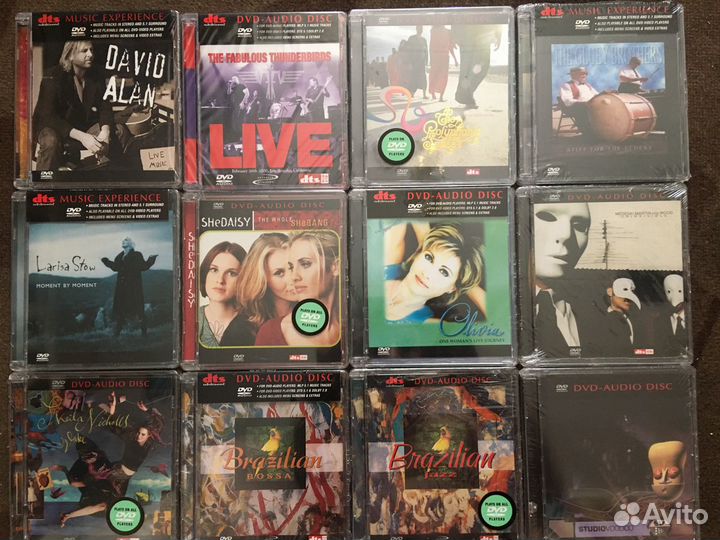 Фирменные диски DVD-Audio, DTS CD, DualDisc, DAD