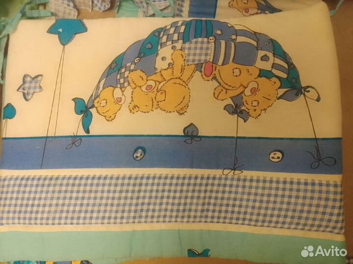 Бортики в детскую кроватку бу