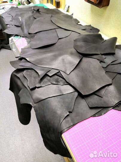 Натуральная кожа, куски