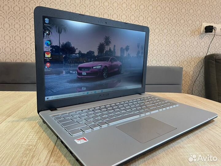 Офисный ноутбук asus на SSD-диске