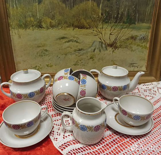 Чайный сервиз СССР пролетарий