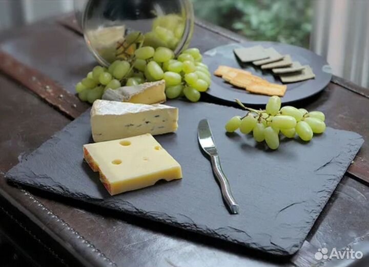 Декоративная сервировочная доска из сланца