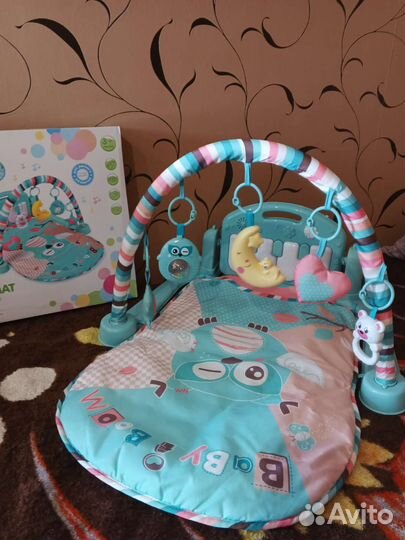 Развивающий коврик с пианино