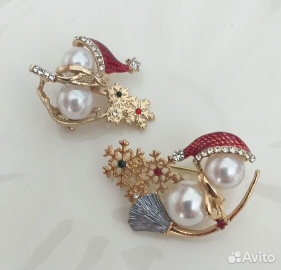 Броши к Рождеству