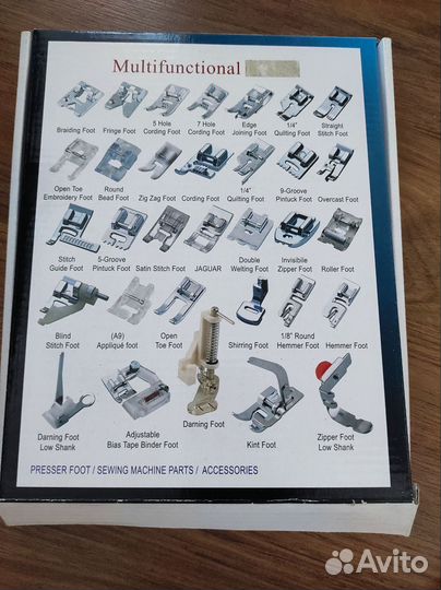 Набор швейных лапок 32 шт