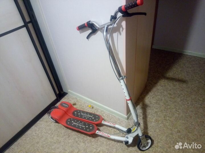 Инерционный самокат взрослый