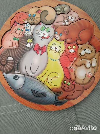 Пазл кошки