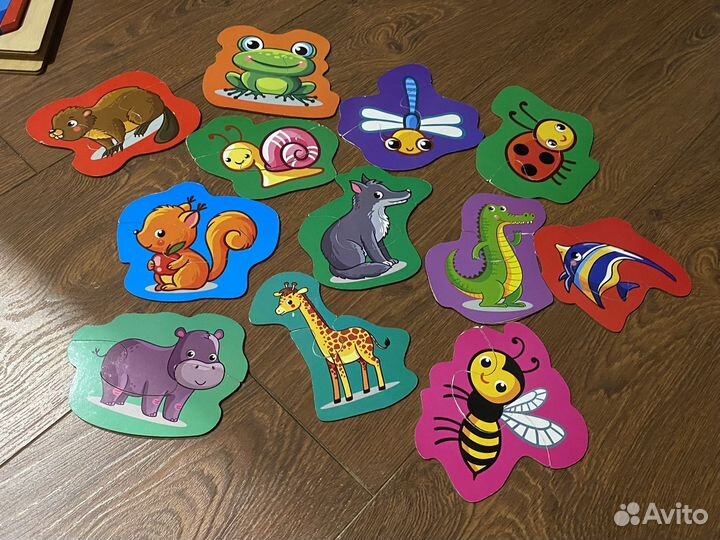 Развивающие игрушки и книги от 0 до 3 лет пакетом