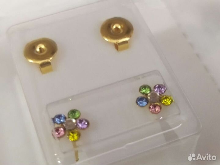 Серьги гвоздики для детей