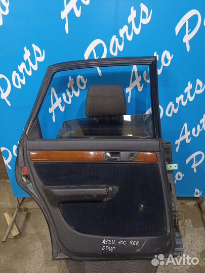 Ауди 100 C4 45 кузов дверь задняя левая серая