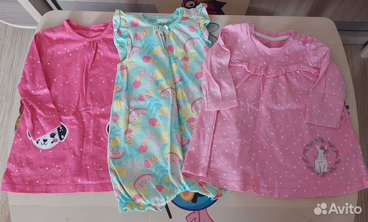 Пакет вещей для девочки 62 - 86