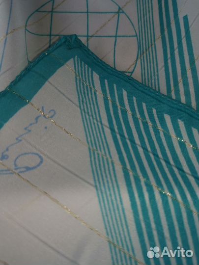 Винтажный красивый платок люрекс