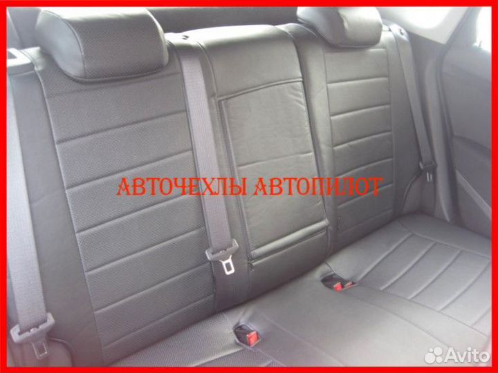 Чехлы Автопилот Opel Zafira B из экокожи чёрные