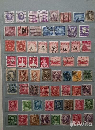 Коллекция Почтовые марки США 1870 - 1980