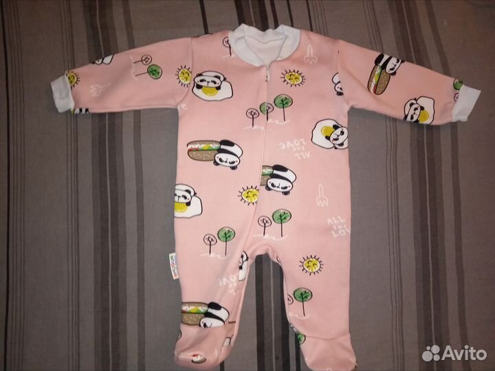 Флисовый комбинезон