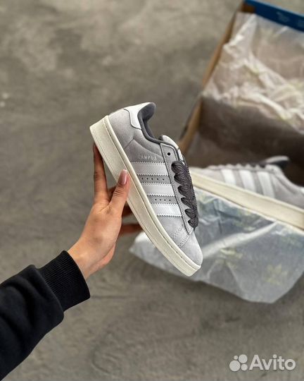 Кроссовки Adidas Campus 00S женские серые