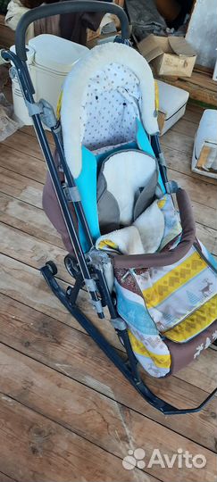 Санки коляска ника