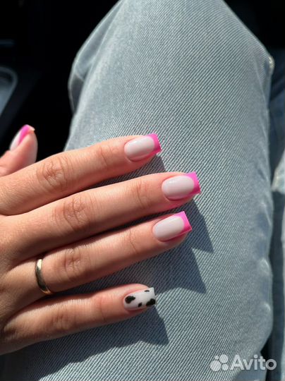 Маникюр покрытие гель