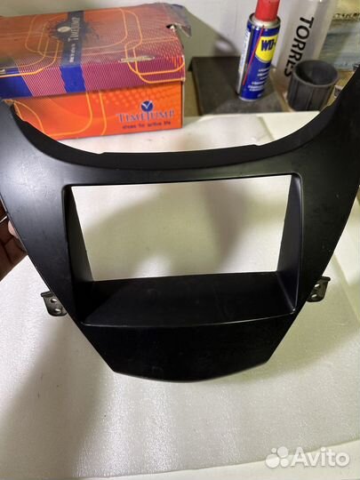 Рамка для магнитолы hyundai solaris elantra