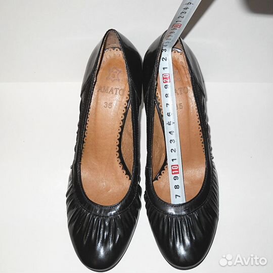 Туфли натуральная кожа. Amato