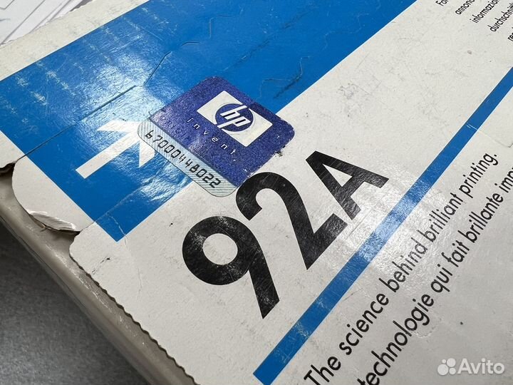 Картридж hp оригинал новый