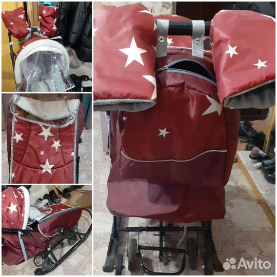 Санки-коляска