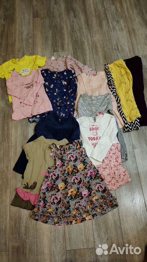 Вещи пакетом на девочку 104