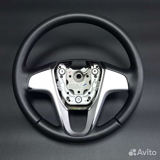 Hyundai Solaris руль кожаный