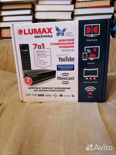 Ресивер(приставка) тв Lumax DV3210HD(с Wi-Fi) и др