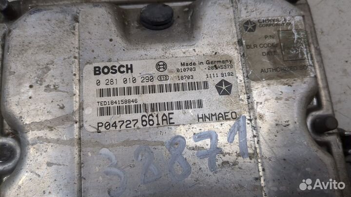 Блок управления двигателем Chrysler Voyager