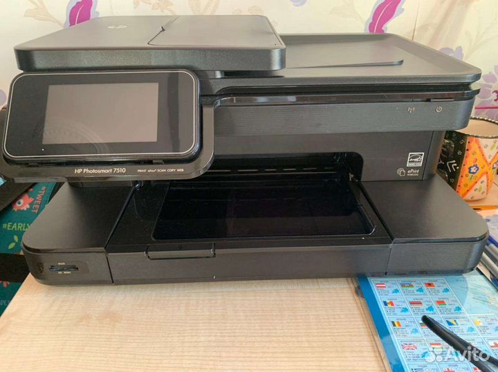 Мфу. HP Potosmart 7510, цветной. А4