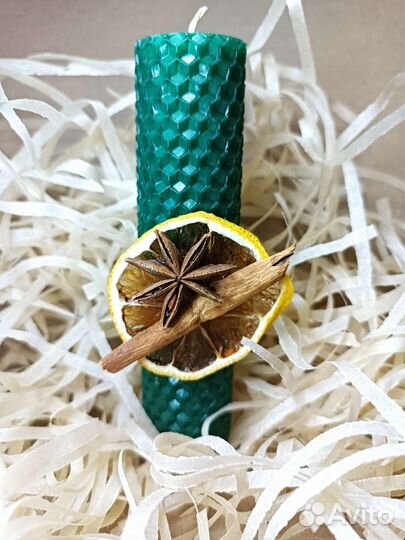 Свечи из вощины ручной работы