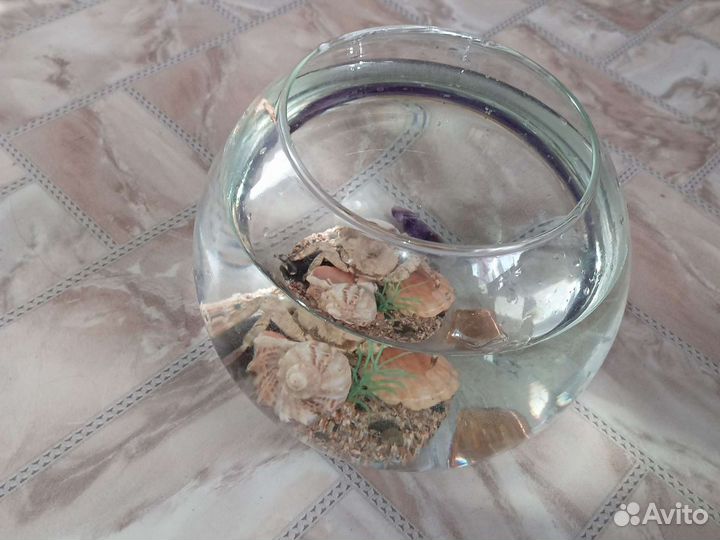 Флорариум+декор(цветной песок и др)