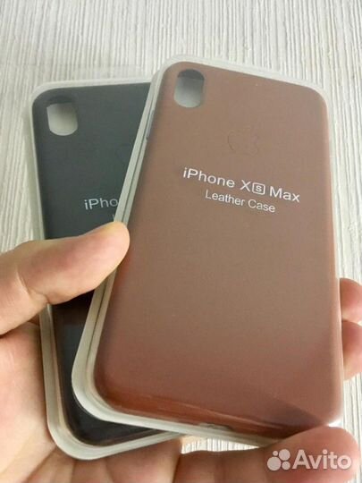 Чехол кожаный для Apple iPhone Leather Case