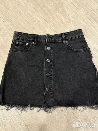 Юбки джинсовые Pull&Bear; Bershka