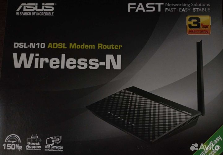 WiFi Роутер asus DSL-N10V