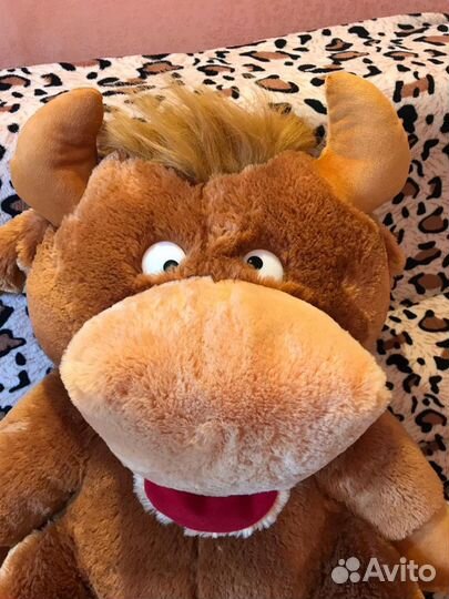 Большой мягкий Бычок высота - 80см