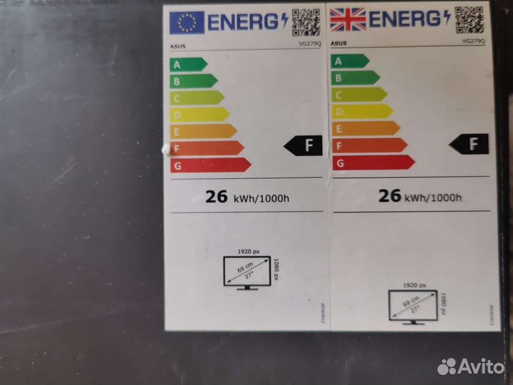 Монитор asus VG279Q,1920x1080,144Гц,IPS