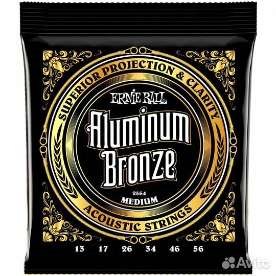 Ernie ball 2564 aluminum bronze medium 13-56