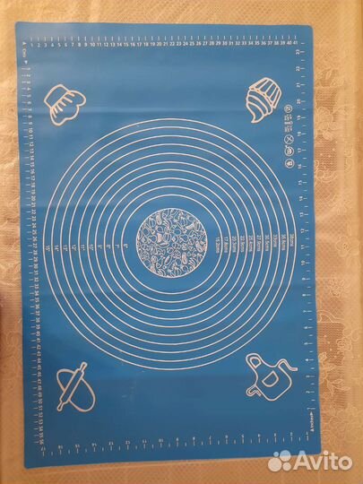 Коврик силиконовый для раскатки теста, для выпечки