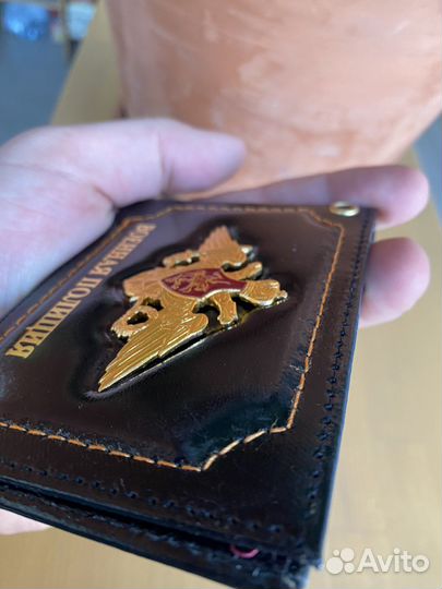 Обложка Военная полиция с гербом, черная