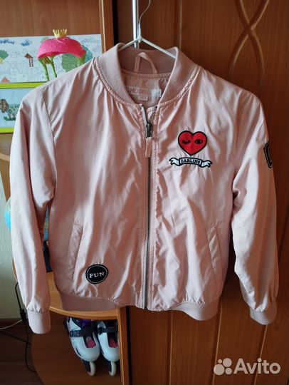 Бомбер для девочки 140