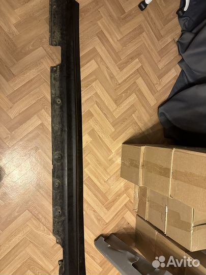 Накладка на порог М-тех Е46 Левая