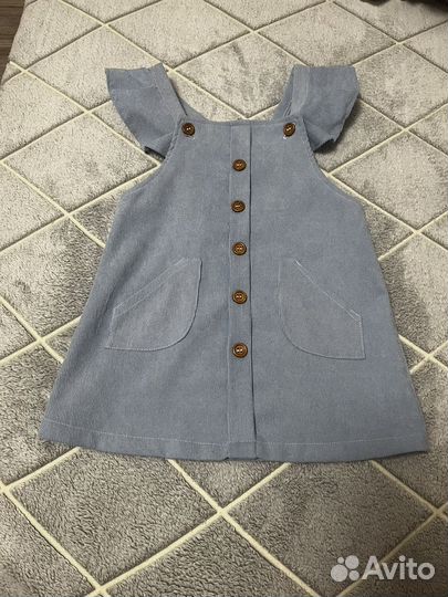 Вельветовый сарафан