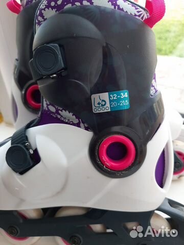 Коньки роликовые размер 32-34(20-21,5)