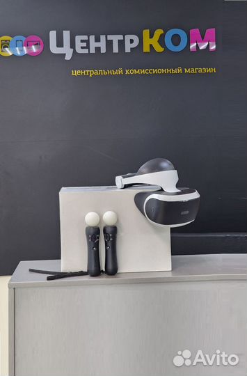 Шлем виртуальной реальности PS4 + 2 PS Move