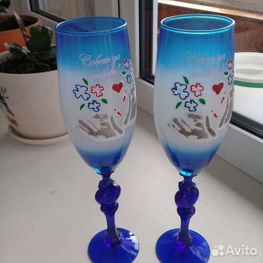 Бокалы свадебные