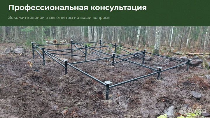 Столб 80х80, винтовой комби d76 1500/2000 мм