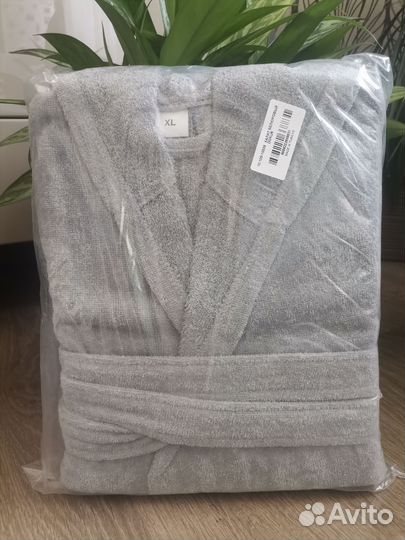 Халат мужской/женский с капюшоном махровый 100 х/б