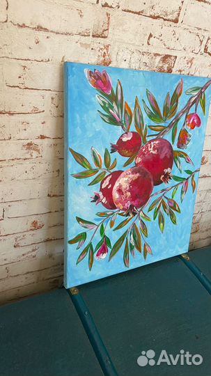 Картина акрилом на холсте
